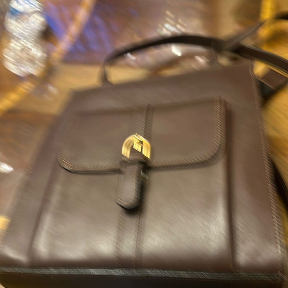 NWT Tignanello vintage brown leather bag